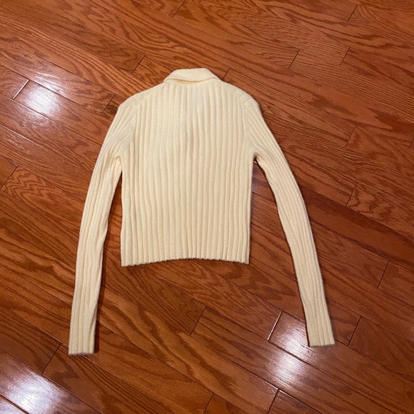 Zara Ribbed Collared Sweater - Picture 2 of 4
